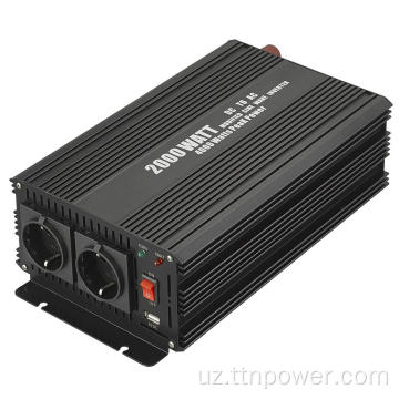 TTN-M2500W o&#39;zgartirilgan quvvatni inverter DC-AC 12V 220VAC